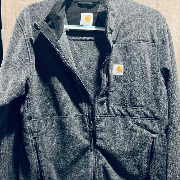 Carhartt Jacket Black Zip Up M - Picture 1 of 9